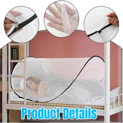 Portable Foldable Mosquito Net Pop-Up Travel Tent for Indoor Outdoor Use