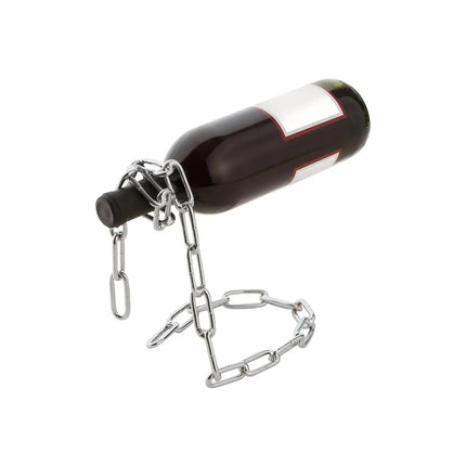 Wine Rack Chain Design Magic Red Wine Holder Decorative Display Stand Bar Home