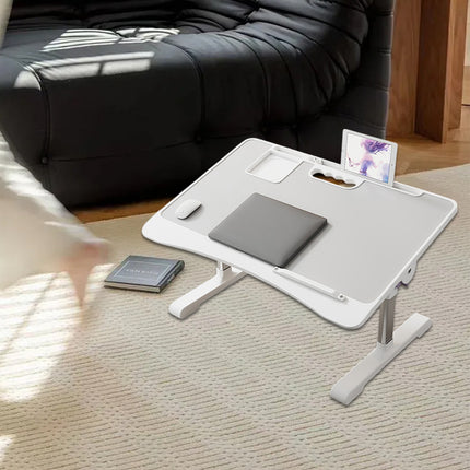Bedside Small Folding Desk Height Adjustable Office Study Computer Desk Durable