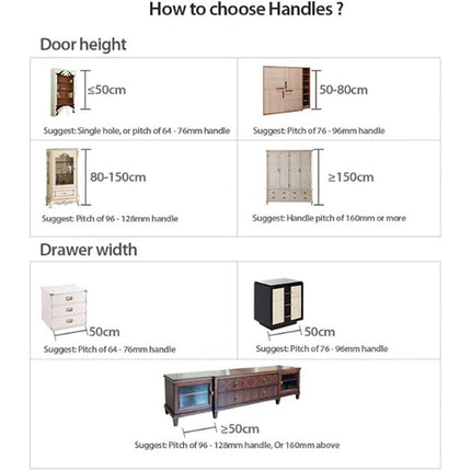 Modern Simple Cabinet Handle Single Hole Drawer Pull for Wardrobe Door Furniture