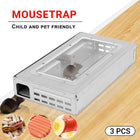 Humane Rodent Catcher Reusable Pest Control Box Enclosed Design for Home Use