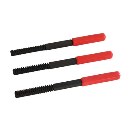 3PCS Thread Repair File Set Metal Hand Files for Auto Engine Thread Restoration