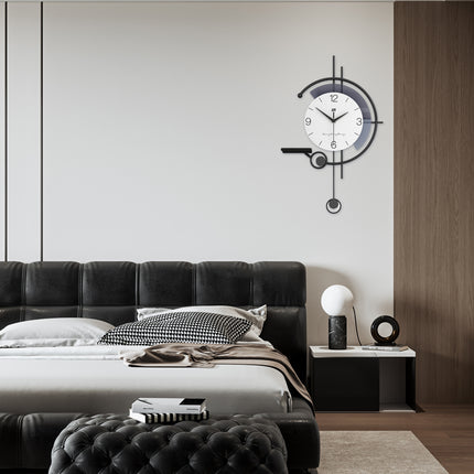 Creative Modern Minimalist Wall Clock Silent for Living Room Bedroom Home Decor