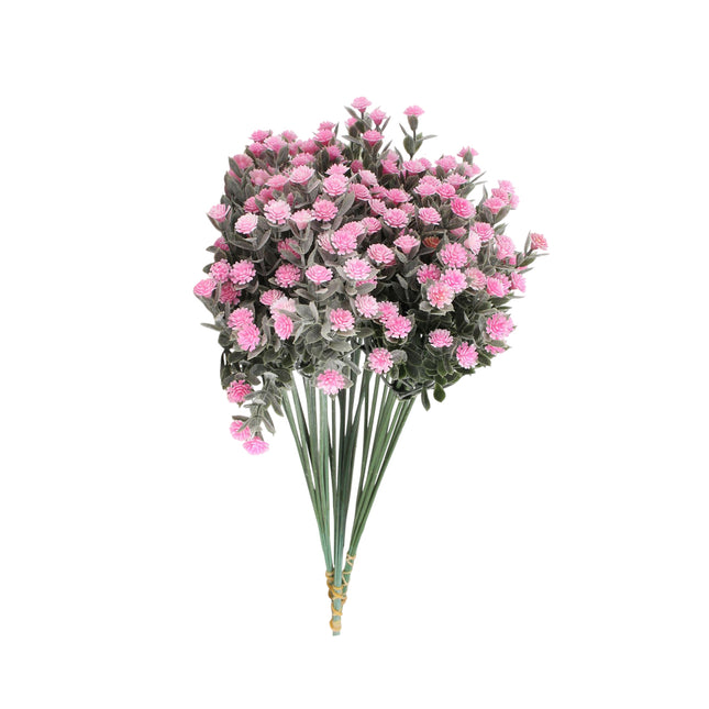 30 PCS Artificial Breath Flowers Pink Realistic Looking Low Maintenance