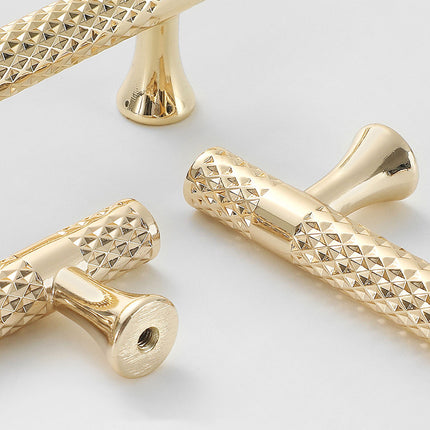 Modern Wardrobe Door Handles Hammer Patterned Drawer Pulls for Cabinet Furniture