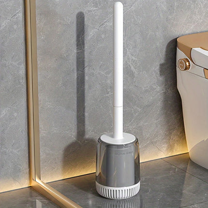 Silicone Toilet Brush Bathroom Cleaning Tool Household Toilet Brush Holder Set