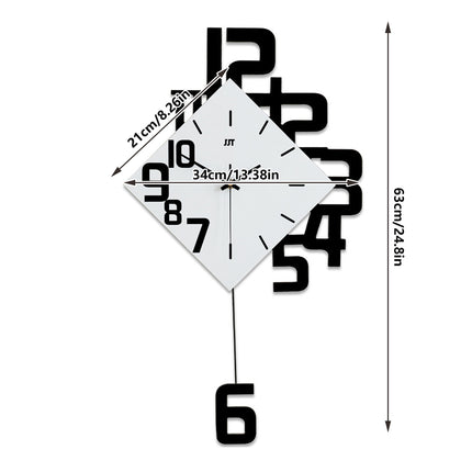 Personalized Digital Clock Creative Decorative Wall Clock Home Modern Decor