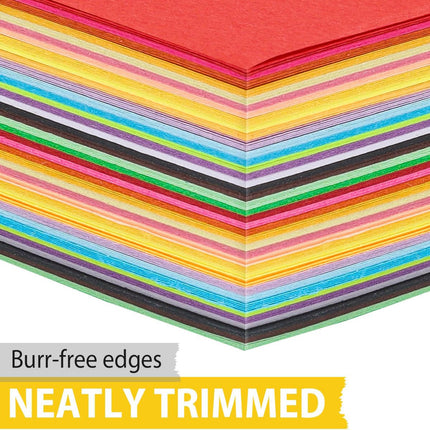 500 Sheets A4 Coloured Paper 80GSM 6 Colours for Craft Scrapbook School Project
