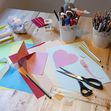 500 Sheets A4 Coloured Paper 80GSM 6 Colours for Craft Scrapbook School Project