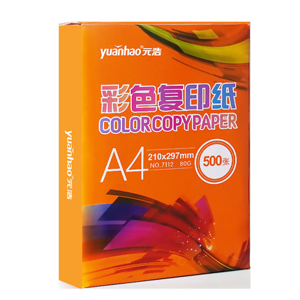 500 Sheets A4 Coloured Paper 80GSM 6 Colours for Craft Scrapbook School Project