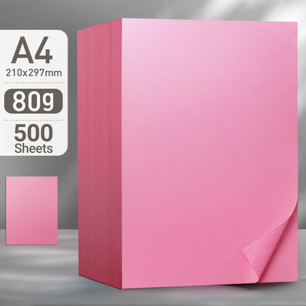 500 Sheets A4 Coloured Paper 80GSM 6 Colours for Craft Scrapbook School Project