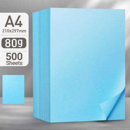 500 Sheets A4 Coloured Paper 80GSM 6 Colours for Craft Scrapbook School Project