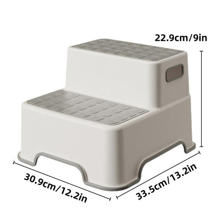 Childrens Footstool Baby Washbasin Step Booster Stool for Kids Bathroom Use