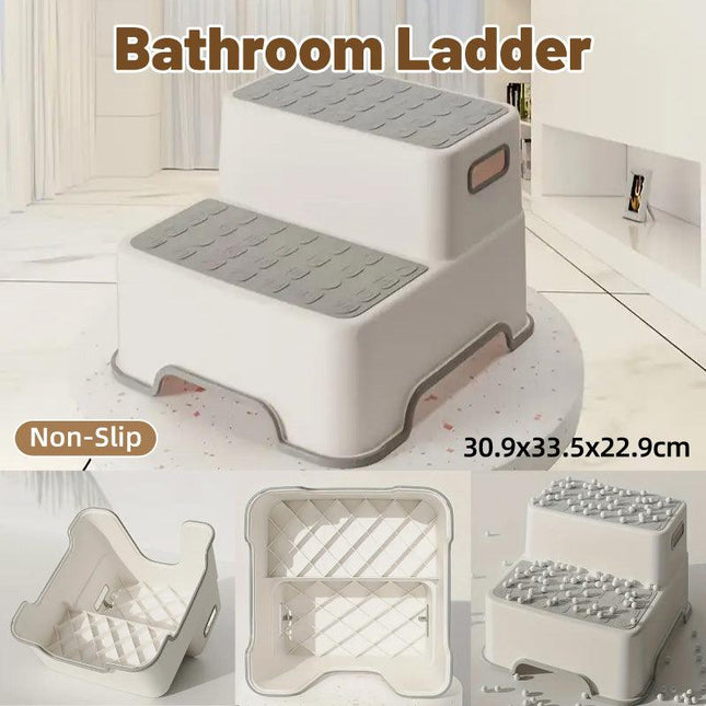 Childrens Footstool Baby Washbasin Step Booster Stool for Kids Bathroom Use