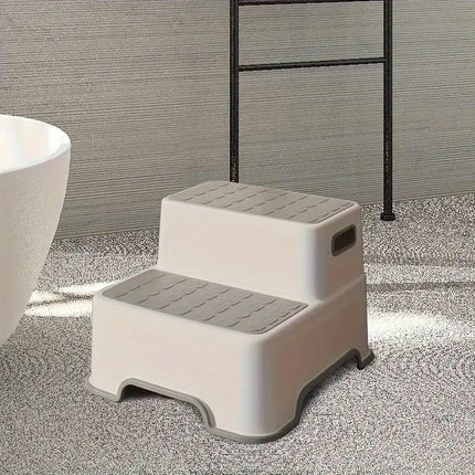 Childrens Footstool Baby Washbasin Step Booster Stool for Kids Bathroom Use
