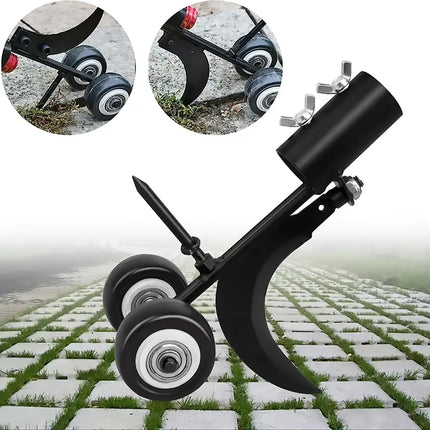 Portable Hook Weed Remover Tool Garden Patio Weeding Tool Weed Puller With Wheel