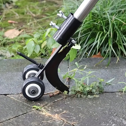 Portable Hook Weed Remover Tool Garden Patio Weeding Tool Weed Puller With Wheel