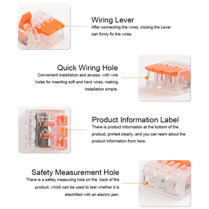 76pcs Terminal Blocks Home Decoration Wire Connectors Branch Terminal Blocks
