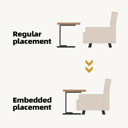 Height Adjustable Simple Living Room Coffee Table for Home Sofa Side Space Saving