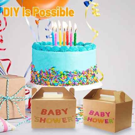 50PCS Fried Chicken Box Kraft Paper Takeaway Packaging Portable Food Container