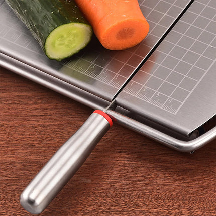 Cheese Slicer Cutter Board Stainless Steel Wire Cutting Hand Tool with Size Scale