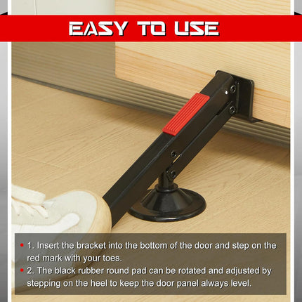 Wooden Door Installation Tool Foot Door Lifter Quick Fitting Auxiliary Stand