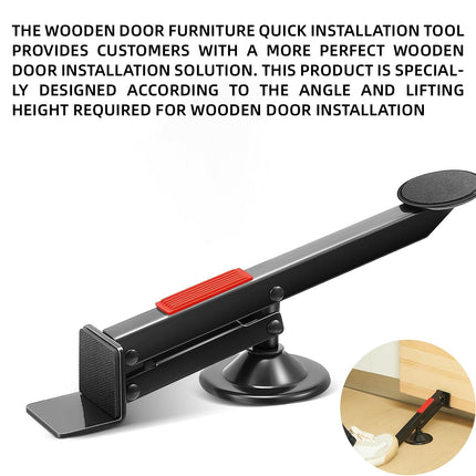 Wooden Door Installation Tool Foot Door Lifter Quick Fitting Auxiliary Stand