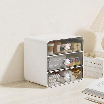 3 Tier Desktop Organizer Drawer Shelf for Office and Home Storage Supplies