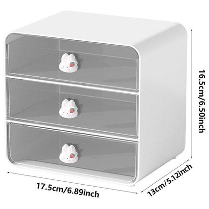 3 Tier Desktop Organizer Drawer Shelf for Office and Home Storage Supplies