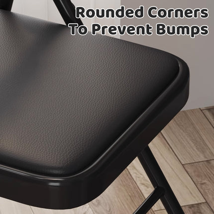 Folding Chair 2PCS Home Portable Training Computer Office Dining Cosmetic Chair