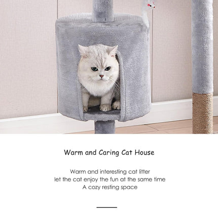 Cat Tree Tower Climbing Frame Cat Climber Indoor Furniture Scratcher for Kittens