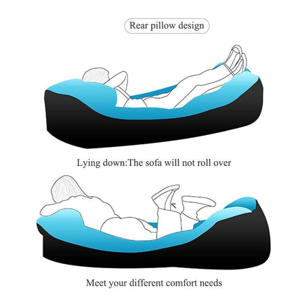 Outdoor Inflatable Sofa Foldable Music Festival Double Air Bed Pillow