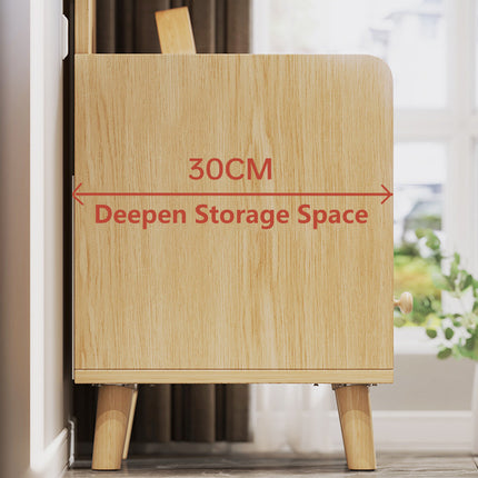 Bedside Cabinet Simple Economy Storage Organizer Cabinet Space Saving Durable