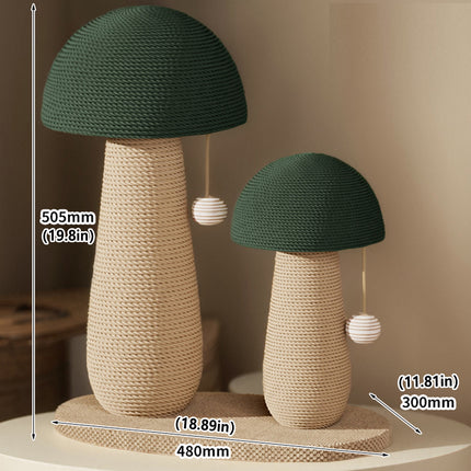 Mushroom Cat Scratching Post Standing Board Kitten Claw Grinder Toy Furniture