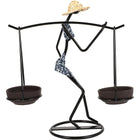 Candle Holder Stand Metal Candlestick Restaurant Table Centrepiece Display Decor