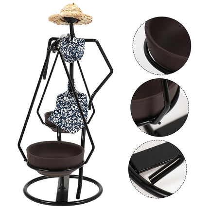 Candle Holder Stand Metal Candlestick Restaurant Table Centrepiece Display Decor