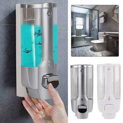 Hotel Wall-Mounted Soap Dispenser 350ml Handpress Hand Sanitizer Bottle