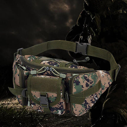 Outdoor Tactical Waist Bag Waterproof Camouflage Chest Pack Sport Travel Gear