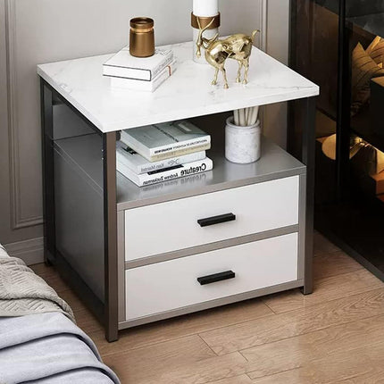 Classic Bedside Table Nightstand Storage Cabinet Side Table Home Furniture Decor