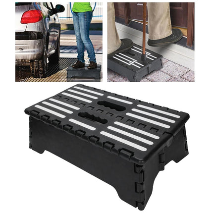 Portable Anti Slip Folding Step Stool Half Step Ladder for Elderly Seniors Use