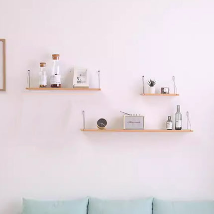 3 PCS Hole Free Wall Mounted Shelf Decor Space Saving for Home Bedroom Storage