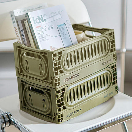Foldable Storage Box Outdoor Organizer Collapsible Storage Container for Camping