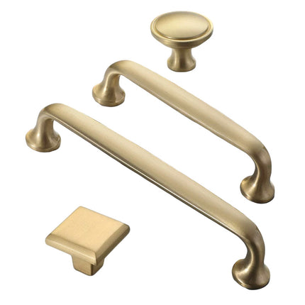 Nordic Gold Cabinet Handle Simple Light Luxury Drawer Door Pull Wardrobe Handle