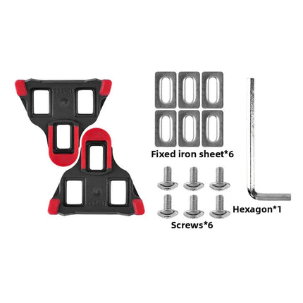 2 Pairs Bicycle Cycling Self Locking Pedals Lightweight Durable Anti-Slip