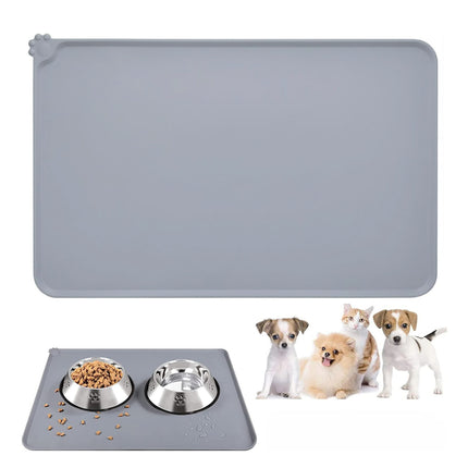 Silicone Pet Mat Spill-Proof Easy to Clean Mat for Pets Dog Food Placemat