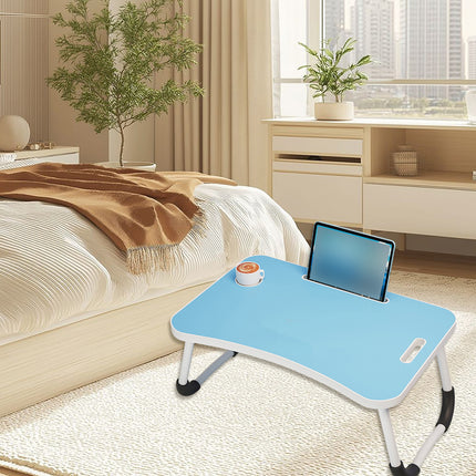 Foldable Bed Side Table Laptop Desk Portable Folding Desk Bedroom Office Sofa