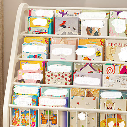 Kids Bookcase Home Picture Book Shelf for Toddlers Kids Sturdy Wooden Multilayer