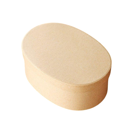 5pcs Oval Gift Boxes Paper Packaging Box Handcrafted Gift Storage Display Case