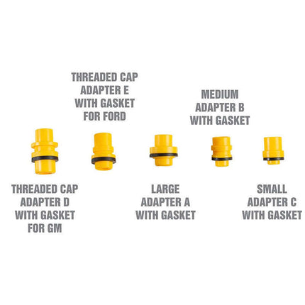 15pcs Spill Proof Radiator Coolant Refilling Funnel Kit Car Universal Adaptor