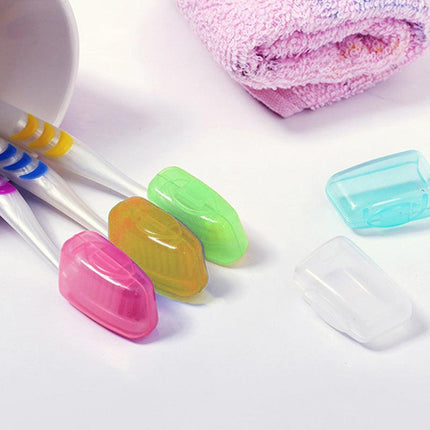 5Pcs Travel Toothbrush Head Cover Cap Case Outdoor Brush Cleaner Protector Au - Aimall